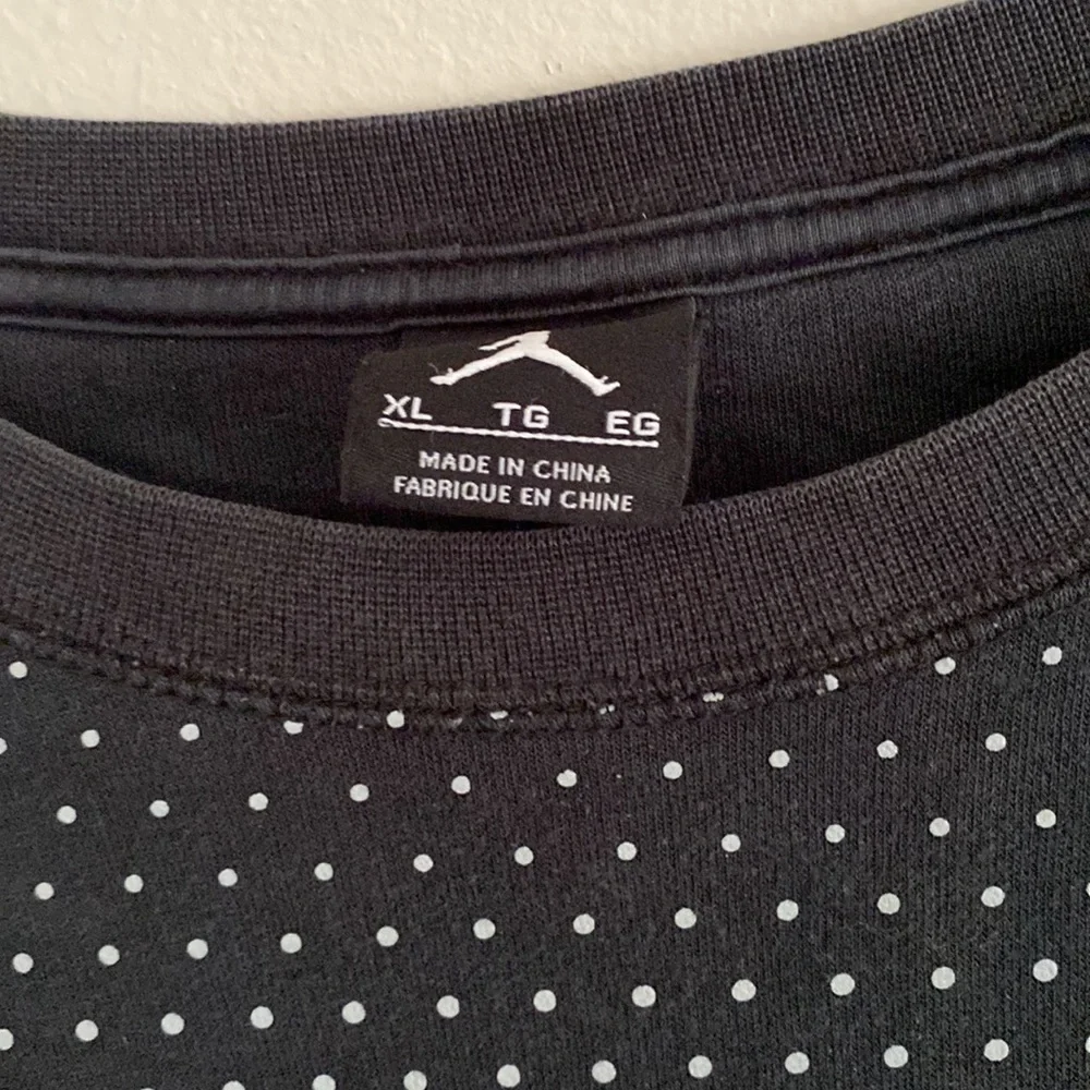 Y2K Jordan black sweatshirt **revived** see pics and description